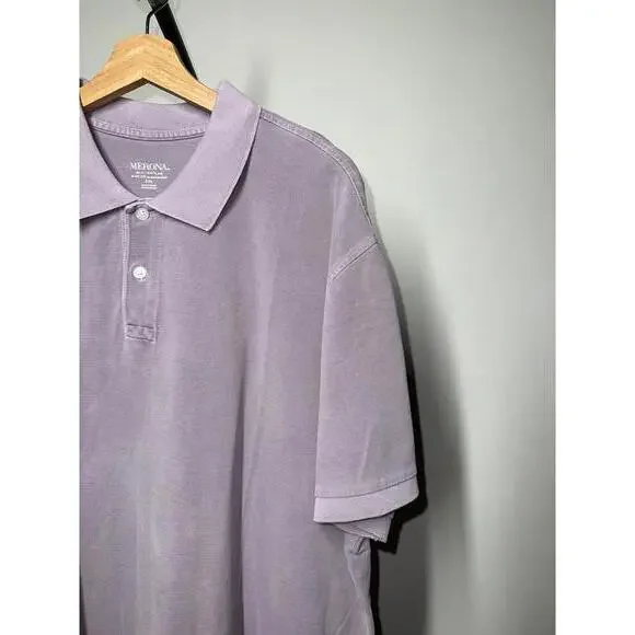 Men's Merona Polo Shirt XL Lavender - Picture 4 of 4